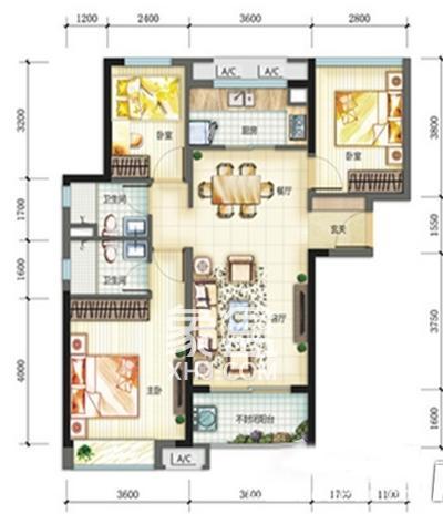 万科松湖传奇户型图