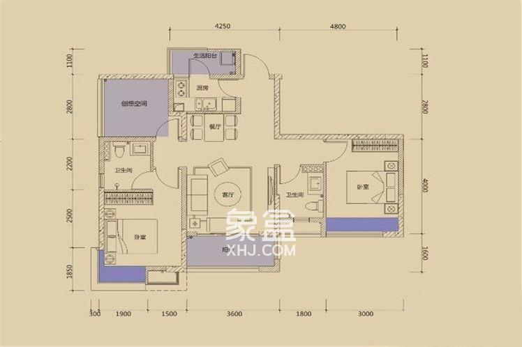 水榭兰亭户型图