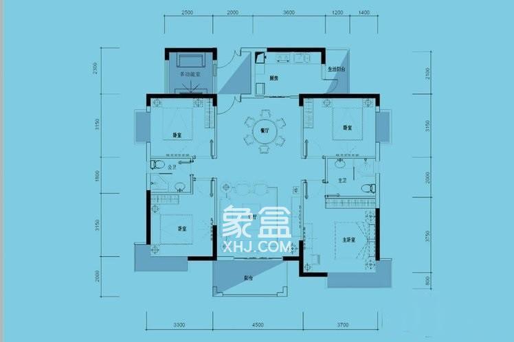 满都·中央时代户型图