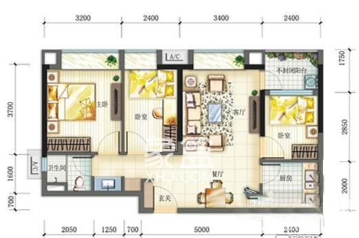 万科松湖传奇户型图