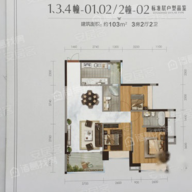 华盈四季蓝天户型图