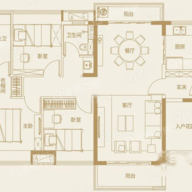 融创月湾首府户型图