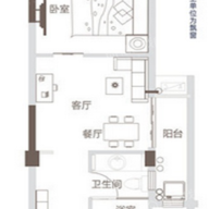 利和商务公馆户型图