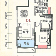 锦绣海湾城户型图