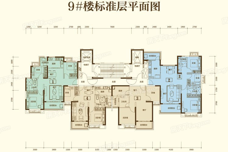 恒大御府户型图