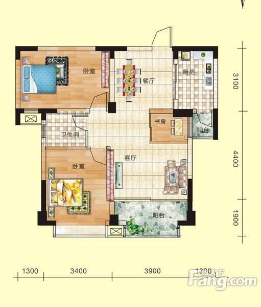 连山鼎府户型图