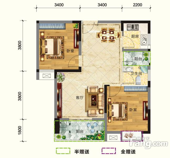 连山鼎府户型图