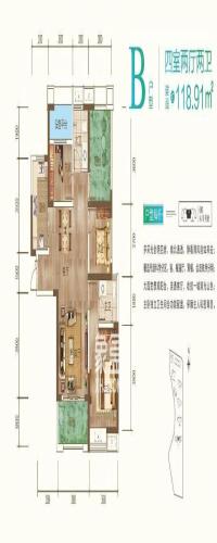 帝辰金缇水郡户型图