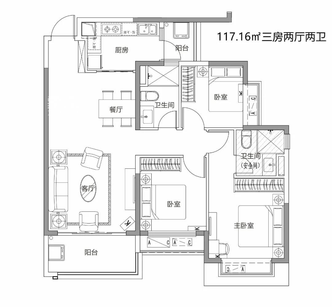 恒大清澜苑户型图