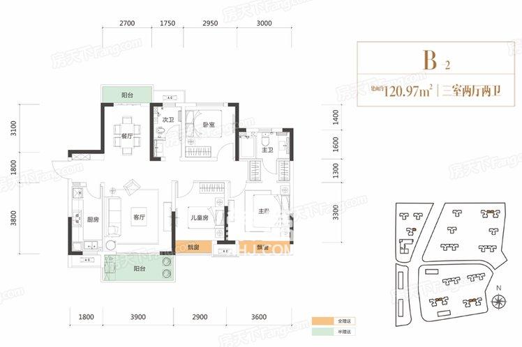 中建嘉和城凤凰台（中建瑞兴家园）户型图