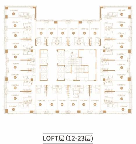 奥克斯中心户型图