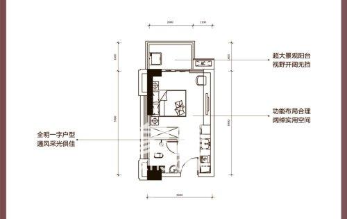 中云公寓户型图