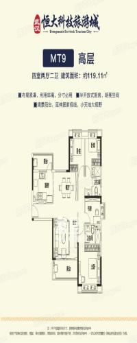 恒大科技旅游城户型图