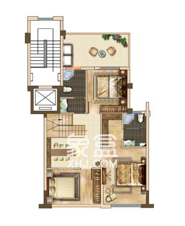 富华柳湖公馆户型图