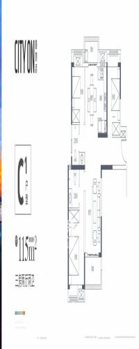 曦地港CITY ON户型图