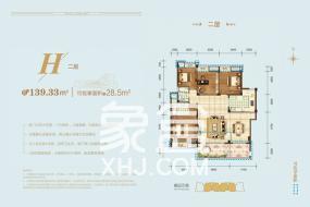 金银湖1号院户型图