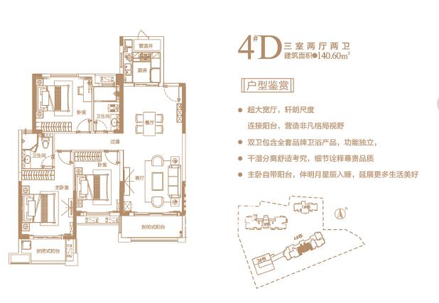 中国铁建金色蓝庭户型图