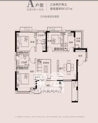 荣盛城（荣盛花语城二期）户型图