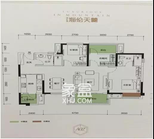 海伦天麓户型图