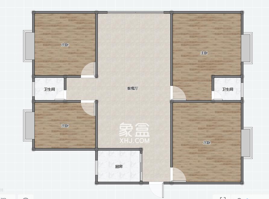 锦绣佳苑  4室2厅2卫   78.60万户型图