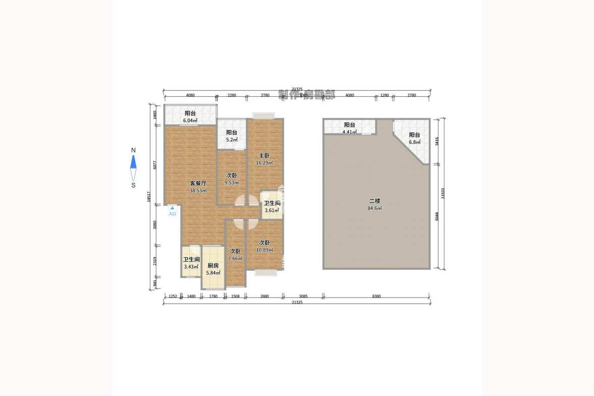 运通馨苑 4室2厅2卫 2000.0元/月 运通馨苑 4室2厅2卫 2000.0元/月户型图