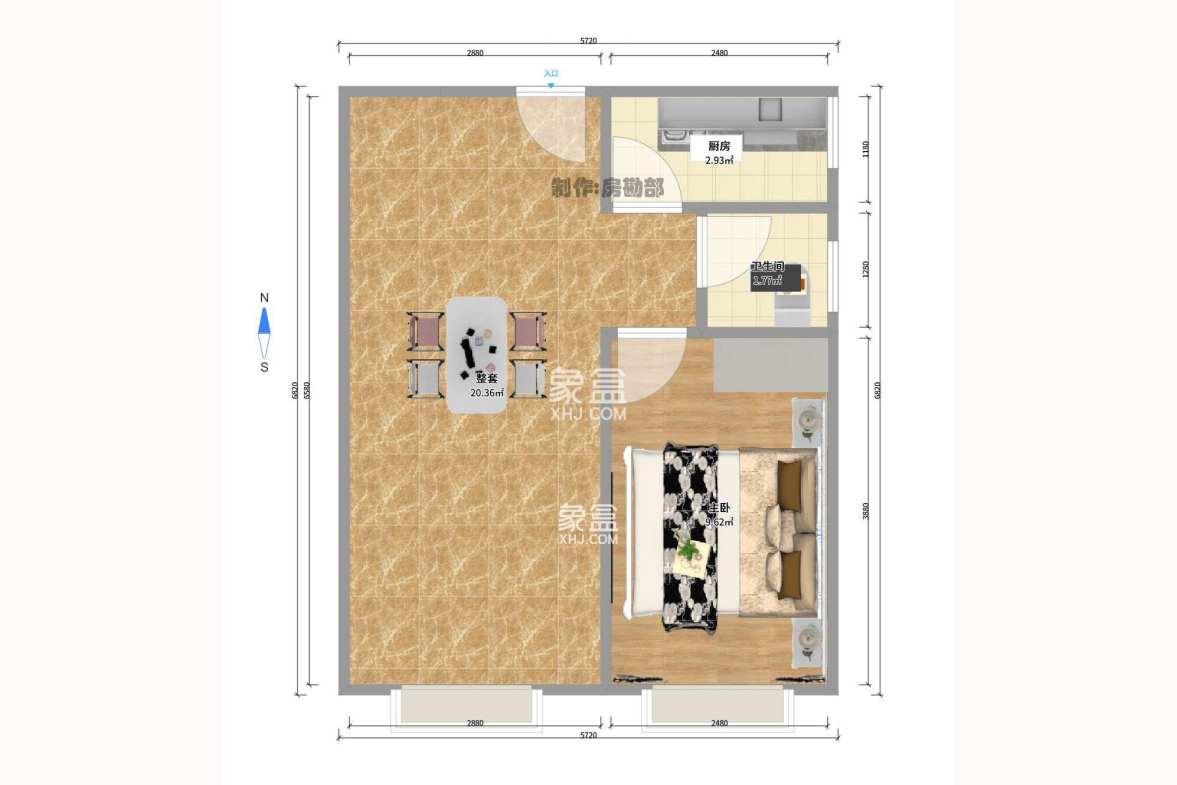 都市晨光  1室1厅1卫    2000.0元/月 都市晨光  1室1厅1卫    2000.0元/月户型图