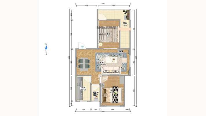 新合公寓（火星安置房小区）室内图2