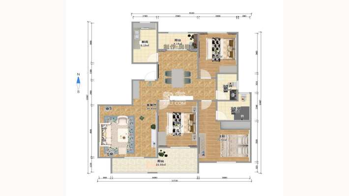 中城丽景香山园 中城丽景香山园室内图2