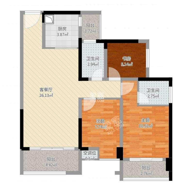 顺枫苑  3室2厅2卫    2500.0元/月 顺枫苑  3室2厅2卫    2500.0元/月户型图