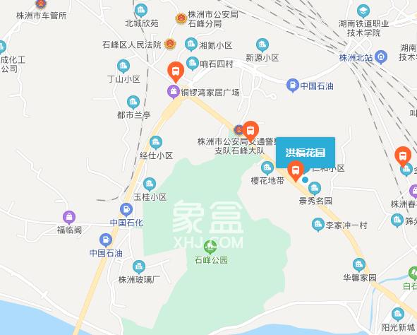 株洲洪福花园小区：环境娴静，绿化管理到位的宜居住宅区