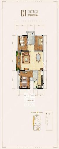 北辰香麓户型图