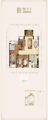 北辰香麓户型图