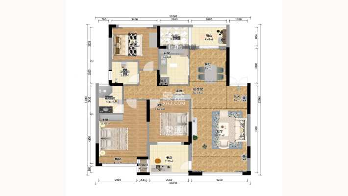 中城丽景香山园 中城丽景香山园室内图2