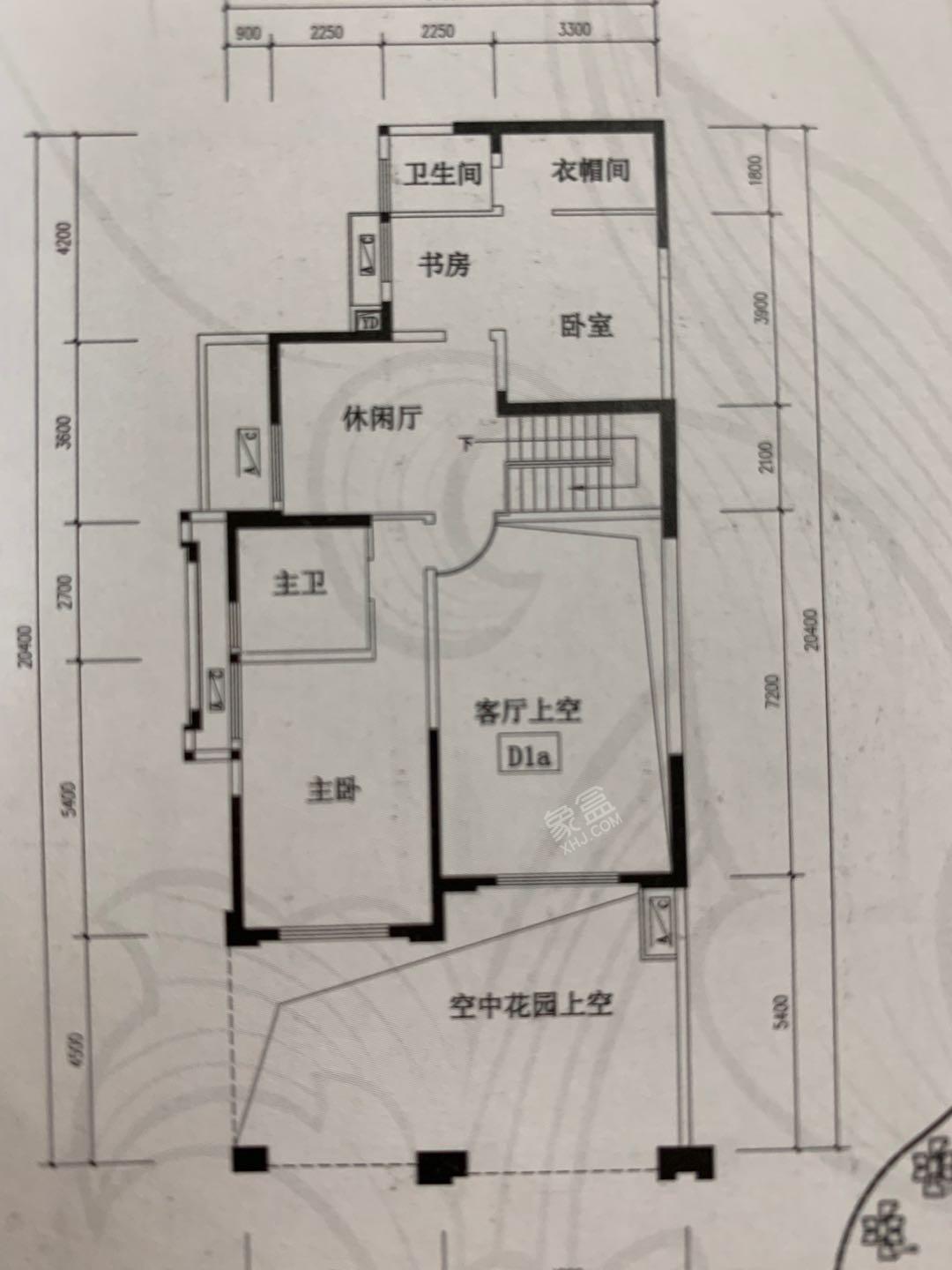 南湖国际3期  5室2厅2卫   4800.00元/月户型图