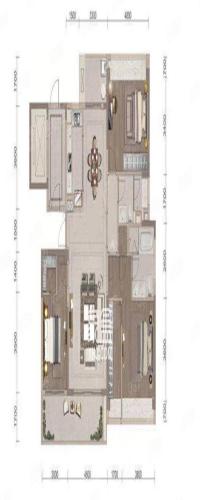 绿城金沙凤起朝鸣户型图