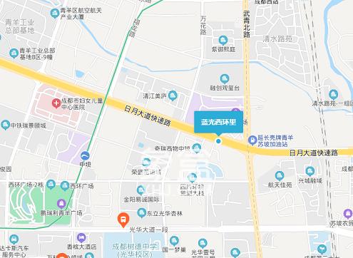 蓝光西环里：地处光华，金沙及万达的核心交汇处，小面积户型约13500元/平方米起！