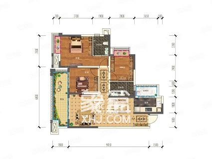 希望未来城：公寓均价5000元/㎡起，附近学院众多，交通便利、周边商业配套成熟!