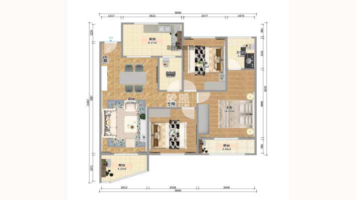 中城丽景香山园 中城丽景香山园室内图2