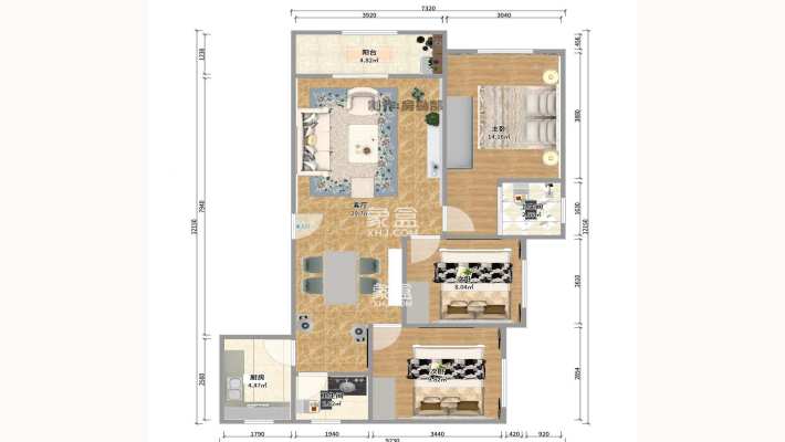 丰园城(鄱阳小区二期) 丰园城(鄱阳小区二期)室内图2