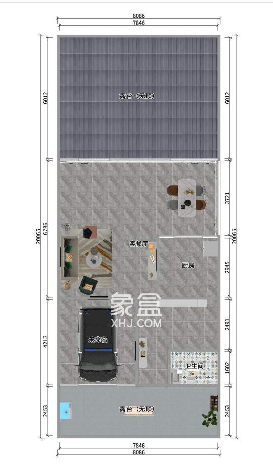 碧桂园  5室3厅4卫   388.00万户型图