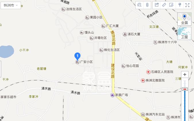 广安小区：绿树成荫，环境舒适自然的住宅区