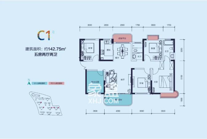 会展三润城户型图