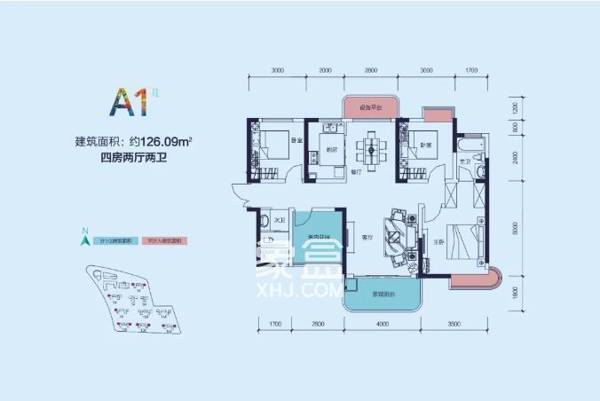 会展三润城户型图