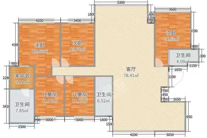 和平小区  3室2厅1卫   38.80万户型图