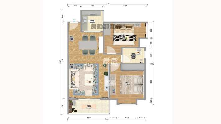 中江国际花城 中江国际花城室内图2