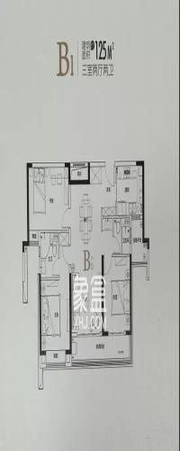 复地滨江金融中心户型图