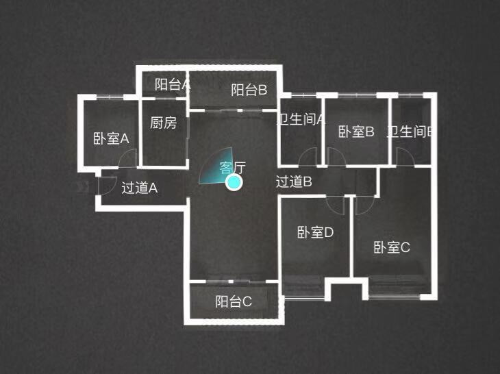 金地南湖艺境一期  4室2厅2卫    275.0万户型图