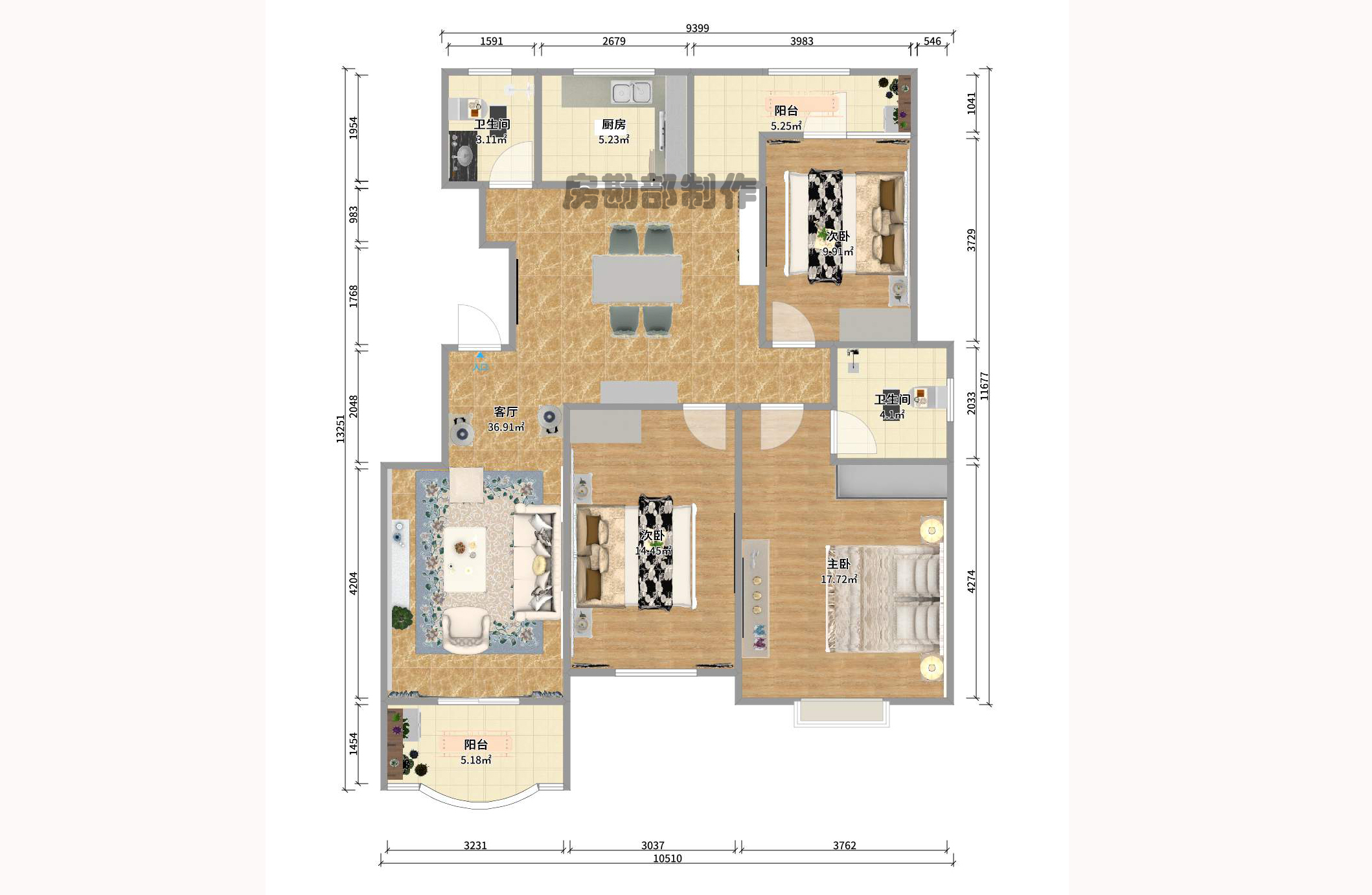 泰禹家园(彩云之翼家园一期、二期、三期) 泰禹家园(彩云之翼家园一期、二期、三期)室内图2