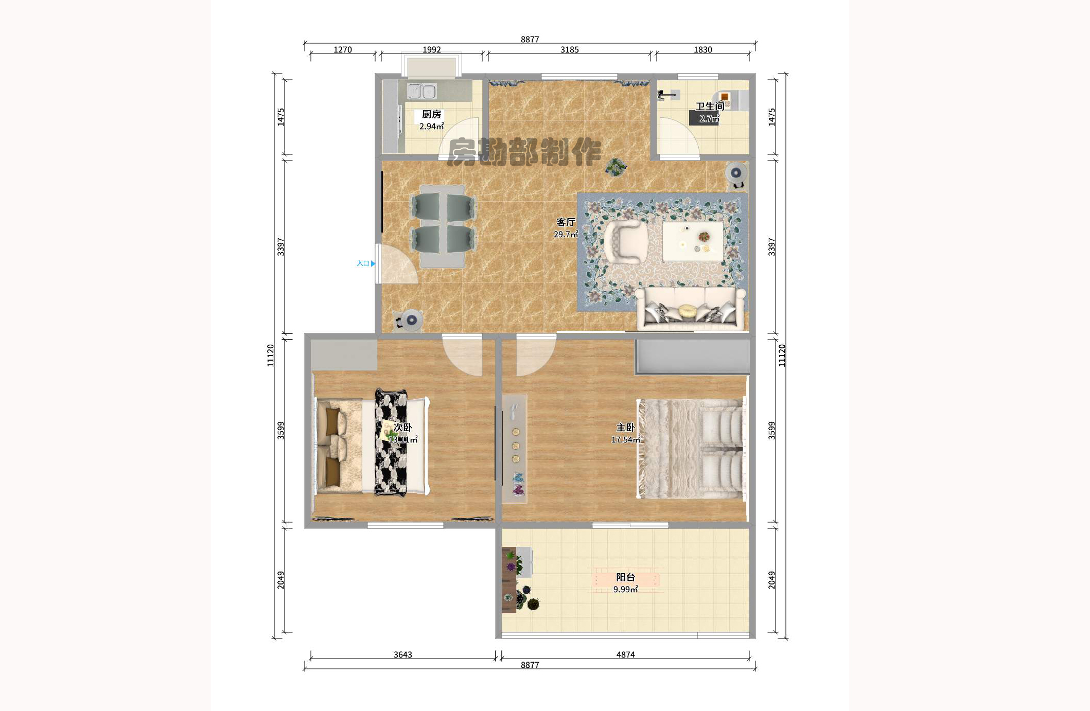 湖南第六工程有限公司机关小区（六公司机关大院）室内图2
