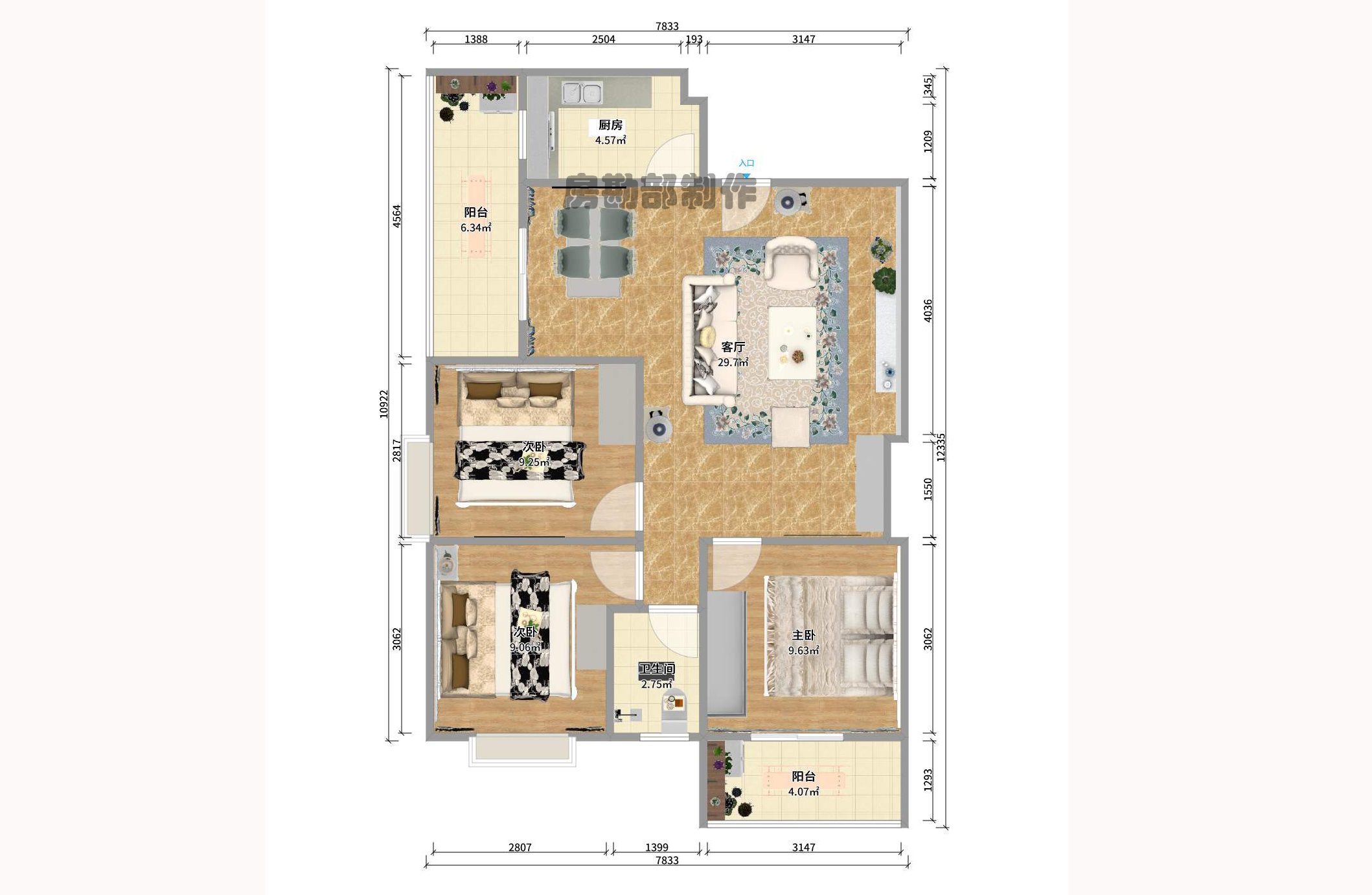 上河国际C区 上河国际C区室内图2